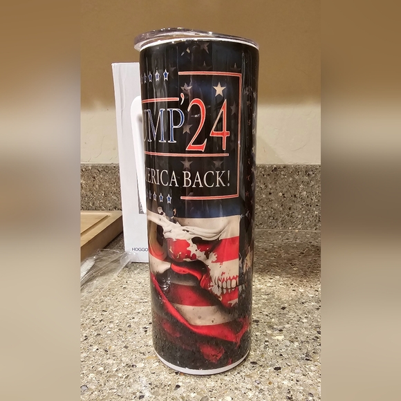 20oz tumbler stainless steel with handle - Picture 3 of 7